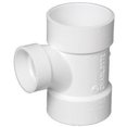 thumbnail image 1 of Charlotte Pipe &amp; Foundry PVC004010800 PVC Sanitary Tee  2 x 1.5 x 2 in., 1 of 1