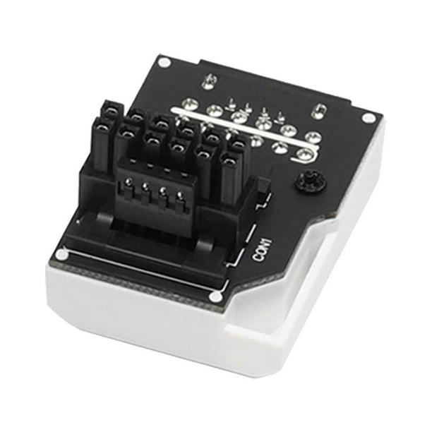 Adaptador de corriente de 450 W para placa base, tarjeta de vídeo, ordenadores de sobremesa y tarjetas gráficas. RVS Blanco