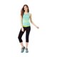 thumbnail image 2 of Aeropostale LIVE LOVE RUN Camiseta sin mangas para mujer, verde, grande, 2 of 2