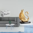 thumbnail image 2 of Soporte para control remoto y figura de cisne, organizador decorativo para mesa, mesita de noche, sofá, oficina, sala de estar, armari, 2 of 8