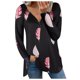 thumbnail image 1 of Blusa casual sexy de moda de manga larga con cuello en V para mujer con estampado de flores y hombros descubiertos Pompotops  FGAJ14753, 1 of 5