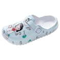 thumbnail image 5 of Womens Clogs Nurse Shoes Arch Support EVA Garden Shoes Waterproof Slip on Outdoor Beach Mules Closed Toe Sandals Sky Blue Size 7, 5 of 5