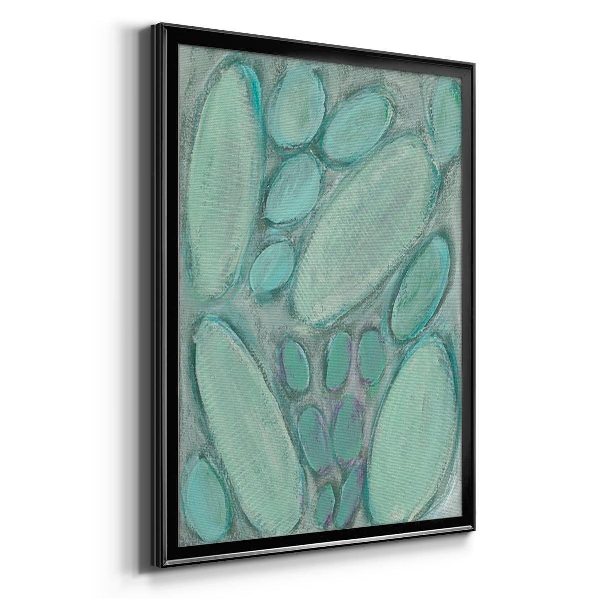 Blue Orbs I Premium Framed Print, in Gold, Black, or Silver - Ready to Hang