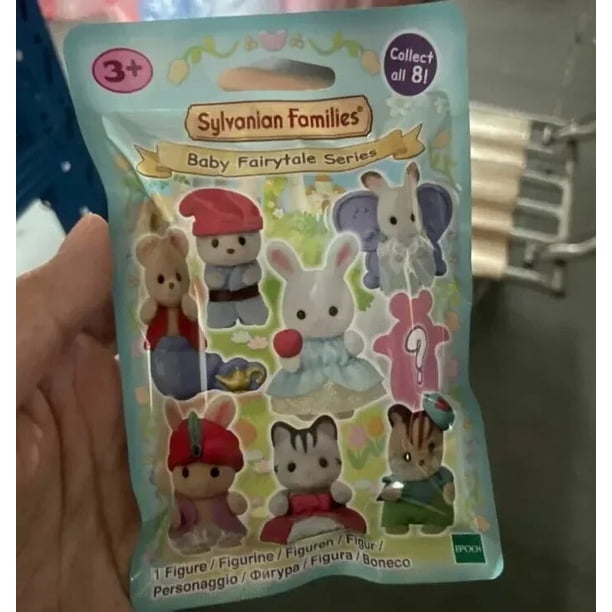 Caja ciega japonesa de las familias Sylvanian, vestido de acampada Kawaii, muñeca bebé, figuras de Anime bonitas, adornos para habitación, regalos de juguetes de Navidad