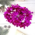 thumbnail image 5 of Triani 2Rolls of Sparkly Star Tinsel Garlands with Wire Metallic Garland Christmas Star Garlands Decorations for Wedding Birthday Party Festive Ornament (Rose Red), 5 of 7