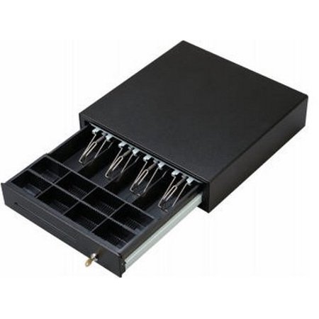 Adesso 16 Inch Heavy Duty Cash Drawer W Removable Tray And Coin