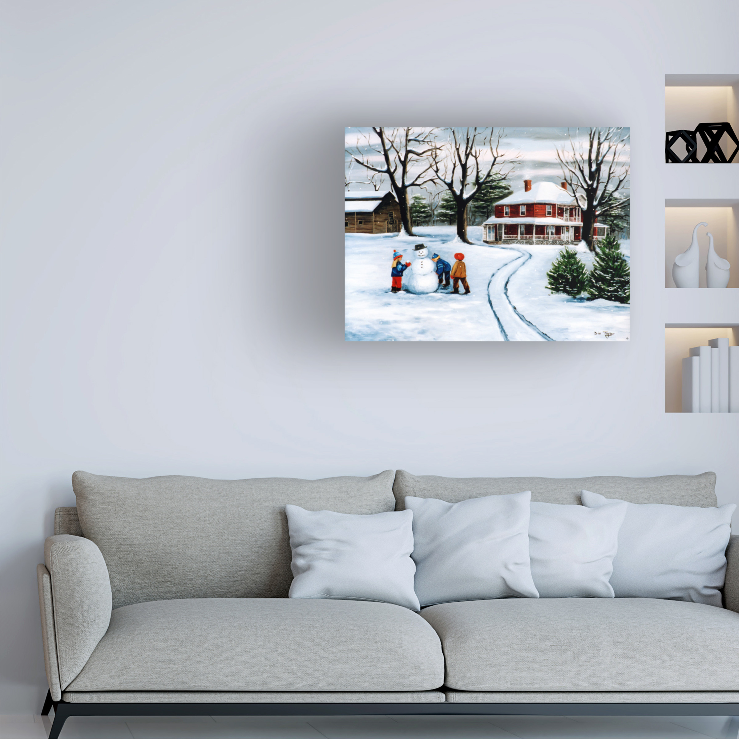 Trademark Fine Art 'Winter Fun' Canvas Art by Arie Reinhardt Taylor