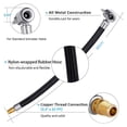thumbnail image 3 of ALLTIMES Air Inflation Extension Hose Adapter Portable Tire Inflator Air Pump for Car Bike Motorcycle Bicycle Air Filling, Standard US Fine Thread Connection (5/16 x 32 TPI), 3 of 8