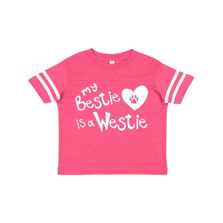 

Inktastic Bestie Westie Gift Toddler Boy or Toddler Girl T-Shirt