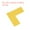 Yellow, variant on Uxcell 5s Location Marking Corner 2x2x0.8" 15 Pack L Shaped Floor Marker for Table, Desk, Floor, Red