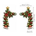 thumbnail image 3 of 2pcs Christmas Door Frame Corner Decor, Wooden Peeking Holiday Decorations for Left and Right Door Corners, Festive Christmas Wood Accents for Doorway and Seasonal Display, F, 3 of 5
