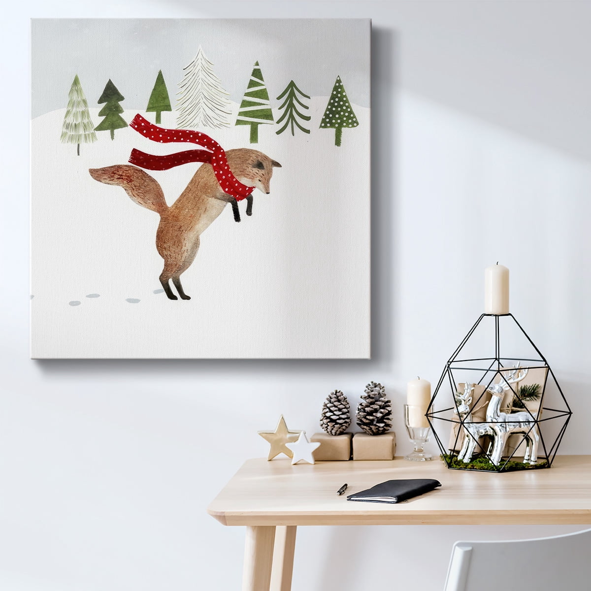 Woodland Christmas III- Gallery Wrapped Canvas