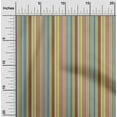 thumbnail image 1 of oneOone Cotton Cambric Fabric Bayadere Stripe Decor Fabric Printed BTY 56 Inch Wide, 1 of 4