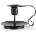 thumbnail image 2 of Candelabro negro ZHAOCHENG candelabro cónico de hierro forjado 2 piezas, 2 of 5
