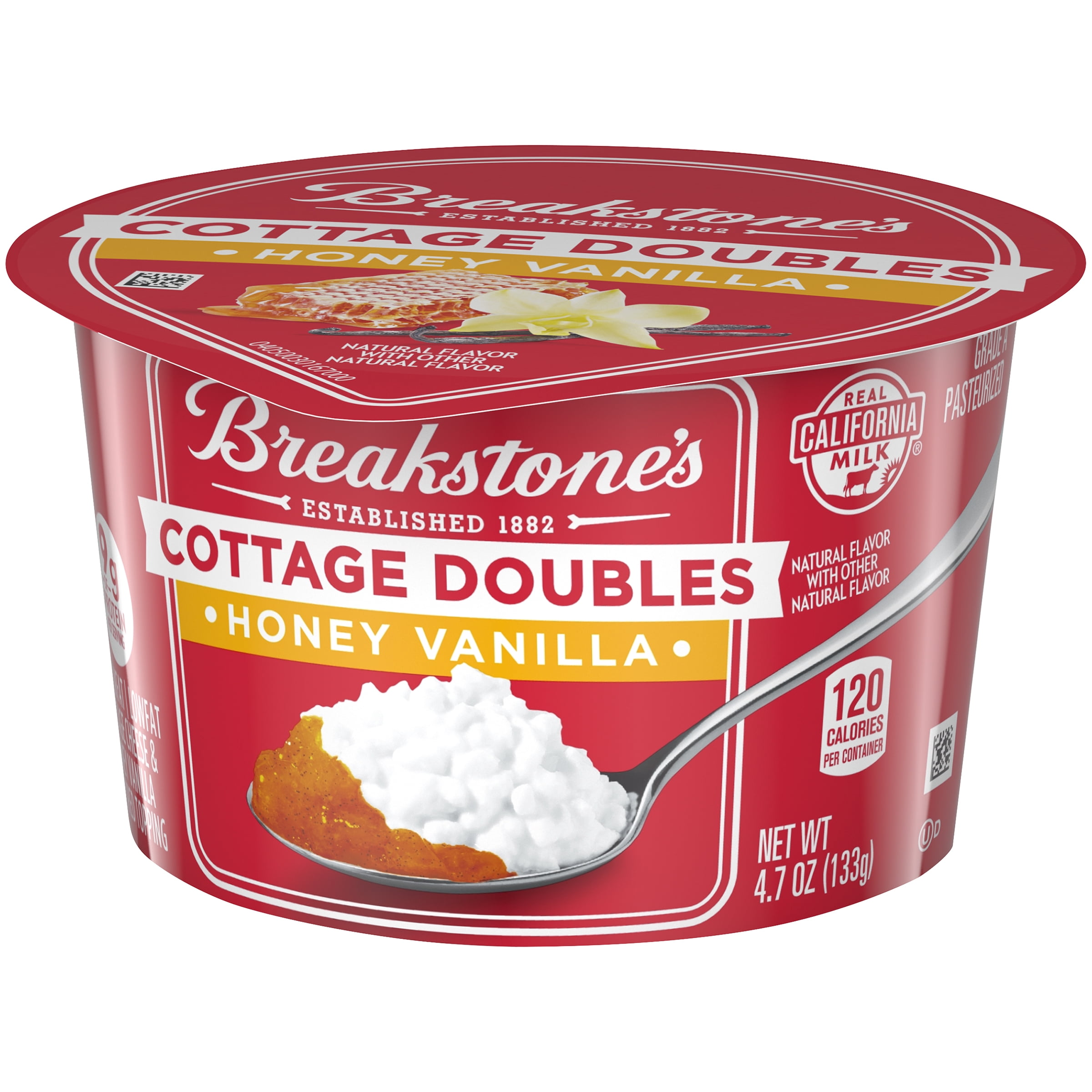 Breakstone S Cottage Doubles Honey Vanilla Cottage Cheese 4 7 Oz