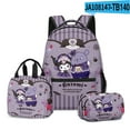 thumbnail image 5 of Kuromi Anime Backpack Set 3 Pieces with Lunch Bag and Pencil Case for Women Men, Fashion Daypack, Classic High Backpack for Teens, Travel Laptop Backpacks, 5 of 11
