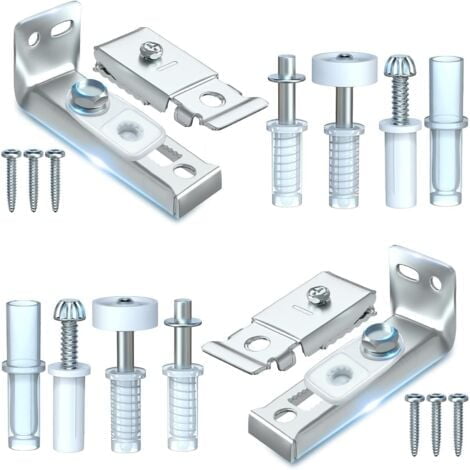 Hardware Repair Kit - 2-Piece Replacement Door Parts Set: One 3/8" Pivot, One 7/8" Guide Wheel, for Folding Pocket Doors, Accordion Doors, Barn Doors