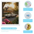 thumbnail image 3 of Diamond Art Kit for Adults, Sunlit Vintage Car In Front Of House Diamond Painting for Adults Beginners, 5D DIY Diamond Art Painting Kits, Colorful Diamond Painting Craft for Home Decor 12x16, 3 of 7