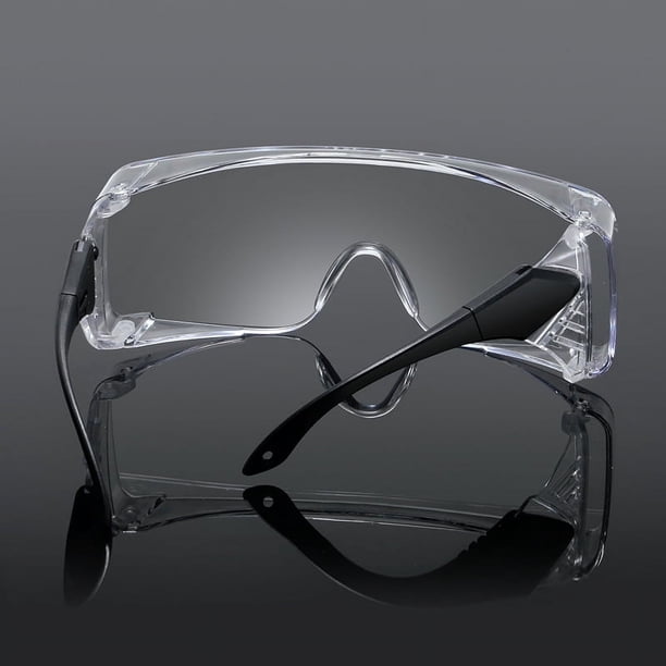 Gafas de protección para el trabajo con patas telescópicas, a prueba de salpicaduras y polvo, máscara antivaho ajustable