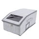 thumbnail image 2 of Organizador De Sombreros, Caja De Almacenamiento De Gorras, Contenedor De Sombreros A Prueba De Polvo Para Organizar Entradas De Armarios De Dormitorio, 16.54x8.66x6.69in, 2 of 7