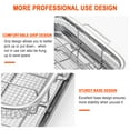 thumbnail image 3 of 2 Piece Air Fryer Basket for Oven,15“ x 11“ Large Stainless Steel Crisper Tray and Pan for Crispy Foods Healthy Cooking,Dishwasher Safe, 3 of 7