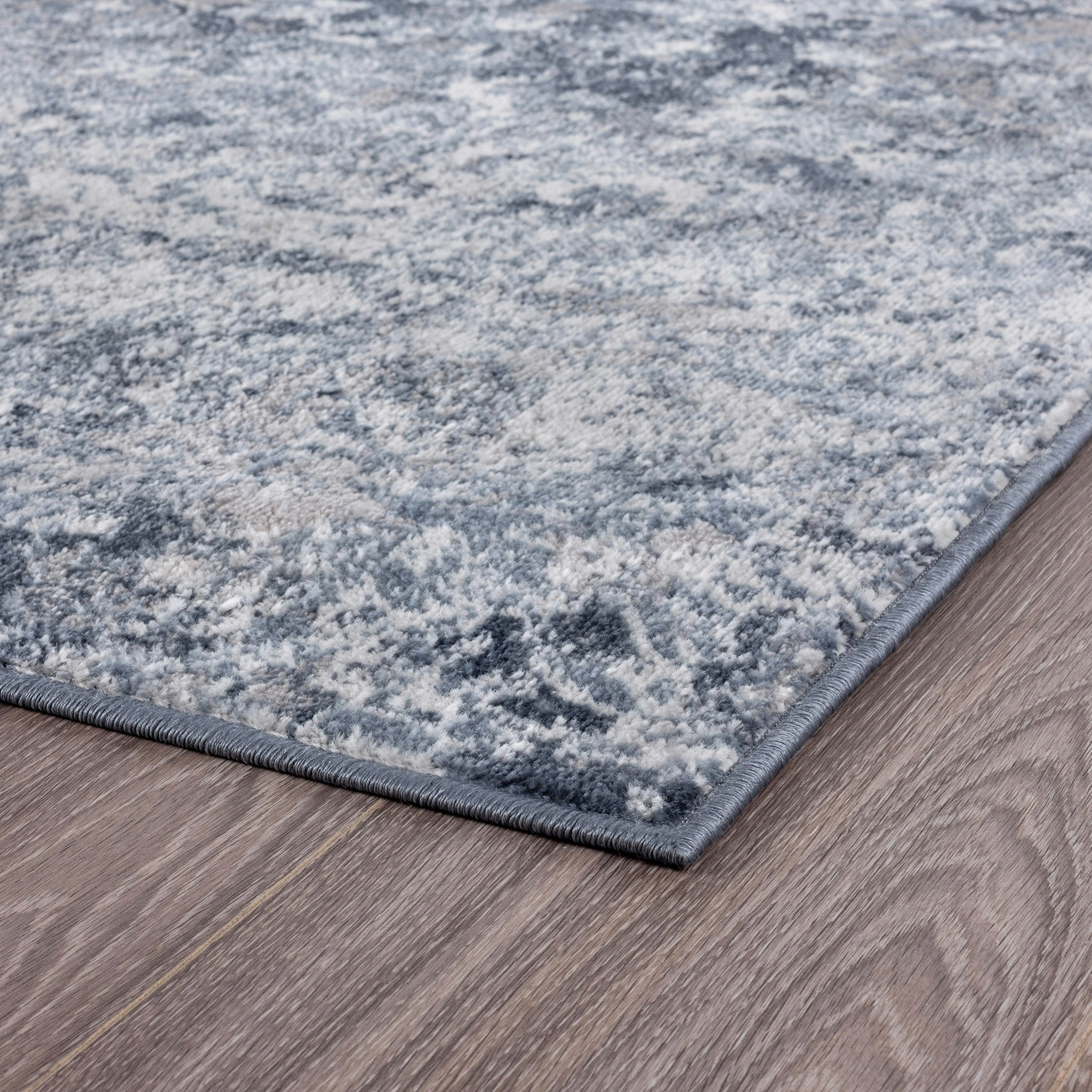 5x7 Modern Blue Area Rugs for Living Room | Bedroom Rug | Dining Room Rug | Indoor Entry or Entryway Rug | Kitchen Rug | Alfombras para Salas 5'3'' x 7'3''