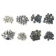 thumbnail image 1 of Paquete de 100 Sujetadores a de 15 Mm Botón de Botón de material cuero Bolsa de Plumón Cierre de Clouses, 1 of 9