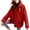 Red, variant on Lovskoo Womens Winter Coats Sherpa Jacket Faux Shearling Teddy Coat Button Down Fleece Winter Warm Coat Beige