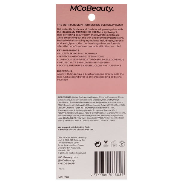 MCoBeauty Miracle BB Cream, Foundation Makeup, Light, 1 oz - Walmart.com