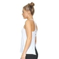 thumbnail image 2 of Expert Brand USA-Made Women's MoCA Cotton Blend Racerback Tank Top, White, Small, 2 of 5