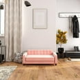 thumbnail image 5 of Ollie & Hutch Pin Tufted Pet Sofa, Large Size Bed for Dog or Cat, Pink Velvet, 5 of 17