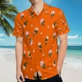 thumbnail image 5 of High Quality Hawaiian Shirts for Men Short Sleeve Aloha Beach Shirt Floral Summer Casual Button Down Shirts Blouses SMJRQZ, 5 of 7