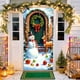 thumbnail image 4 of Ireezec Christmas Door Curtain Santa Claus Print Polyester Fabric Holiday Decoration for Front Door Indoor Wall Party Festival Decor, 4 of 6