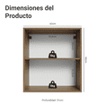 thumbnail image 2 of Alacena Gabinete Superior Cocina Madesa Vik 60cm MG, 2 of 5