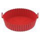 thumbnail image 1 of 2pcs, Forros De Silicona Para Freidoras De Aire (20.32cm), Con Cepillo De Aceite, Ollas De Silicona Para Freidoras De Aire Para 3 A 5 QT, Accesorios De Horno De Cesta De Freidoras De Aire Antiadherent, 1 of 4
