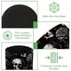 thumbnail image 2 of Crea un espacio de trabajo inspirador con este portalápices cilíndrico y organizador de escritorio para maquillaje y artículos de arte, estilo calavera punk., 2 of 5