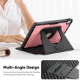thumbnail image 6 of for iPad 10th Gen/11th Gen (2022/2025) 10.9 inchDetachable Magnetic Case with Sleep/Wake, Multi-Angle Stand, Shockproof TPE+PC Protection - Pink, 6 of 7