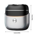 thumbnail image 3 of Mini afeitadora eléctrica para hombres IPX7, resistente al agua, recargable, recortadora portátil de barba y bigote, 1 hora de carga, 60 días de uso, herramienta de aseo, 3 of 4