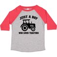 thumbnail image 3 of Inktastic Just a Boy Who Loves Tractors Boys or Girls Toddler T-Shirt, 3 of 5