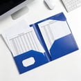 thumbnail image 6 of Plastic File Folders with Pockets, Heavy Duty 2 Pocket Document Organizer Folder with Inner Flap, Waterproof Letter Size File Folders for Office, School, and Home Organization, 6 of 6