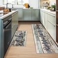 thumbnail image 2 of Farmhouse Kitchen Mats for Floor Set of 2,Anti Fatigue Mats for Kitchen Floor, Comfort Standing Kitchen Rugs and Mat, Non-Slip Washable Cushioned Anti Fatigue Rug, 17"x47"+17"x30", 2 of 7