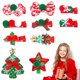 thumbnail image 1 of 10 pinzas para el pelo navideñas para niñas, bonitos accesorios para el pelo, pinzas para el pelo navideñas, pequeñas pinzas para el pelo, lazos para el pelo, pinzas para el pelo para bebés, niños,, 1 of 7