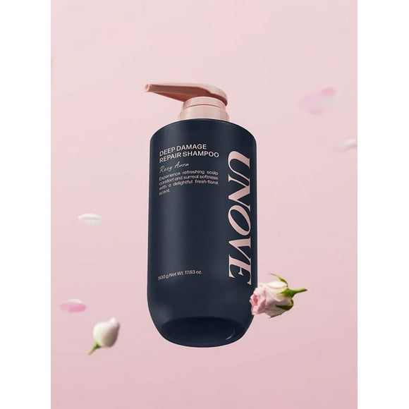Unove Shampooing Réparateur pour Dommages Profonds 500 ml - Aura Rosée