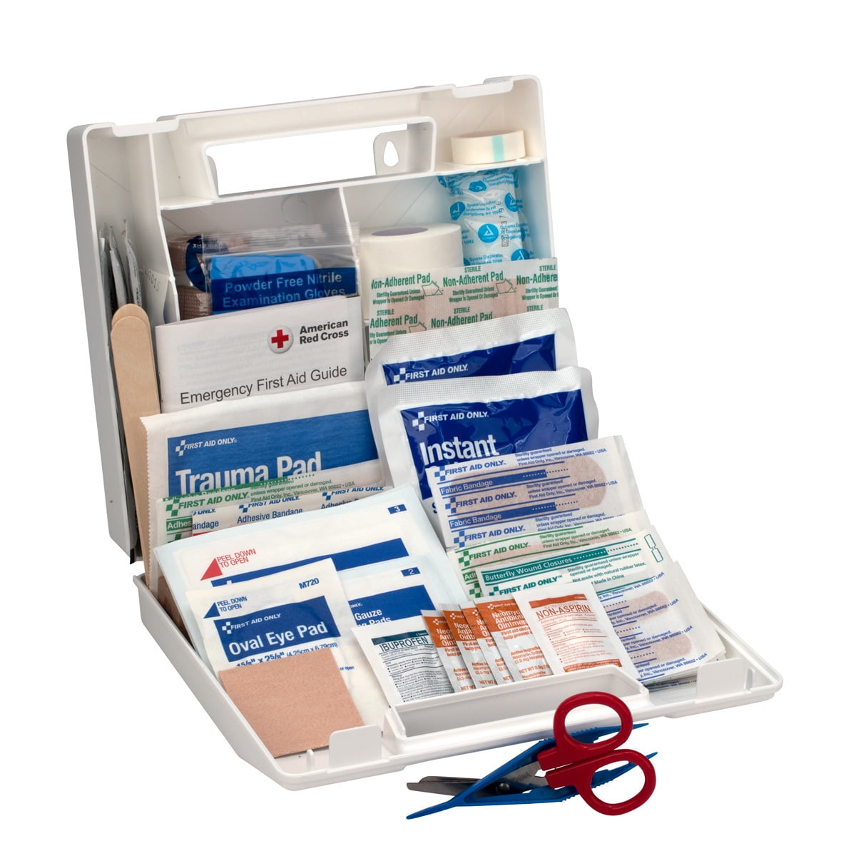 First Aid Only 10 Person Sports First Aid Kit, Plastic Case, 72 pc