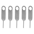 thumbnail image 2 of 5Pcs Card Pin Burr-free Not Easy to Deform Compact Size SIM Card Tray Ejector Needle for Cellphone,Sliver White, 2 of 7