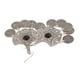 thumbnail image 4 of Par de aretes colgantes bohemios perfecl Plata antigua, 4 of 6