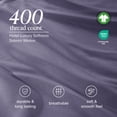 thumbnail image 6 of Bare Home Organic Sateen Sheet Set - 400 Thread Count - 100% Organic Cotton - 3 Piece - Twin XL, Dusty Purple, 6 of 10