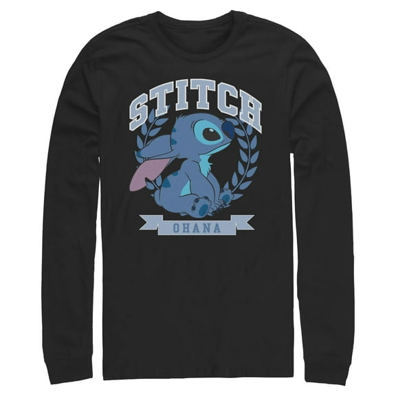 Mens Lilo & Stitch Athletic Ohana Long Sleeve Shirt