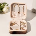 thumbnail image 6 of Sea Lion Travel Portable Square Jewelry Stand - Earring Organizer, Earring Holder, and Jewelry Box - Suitable for Girls and Women, 6 of 6