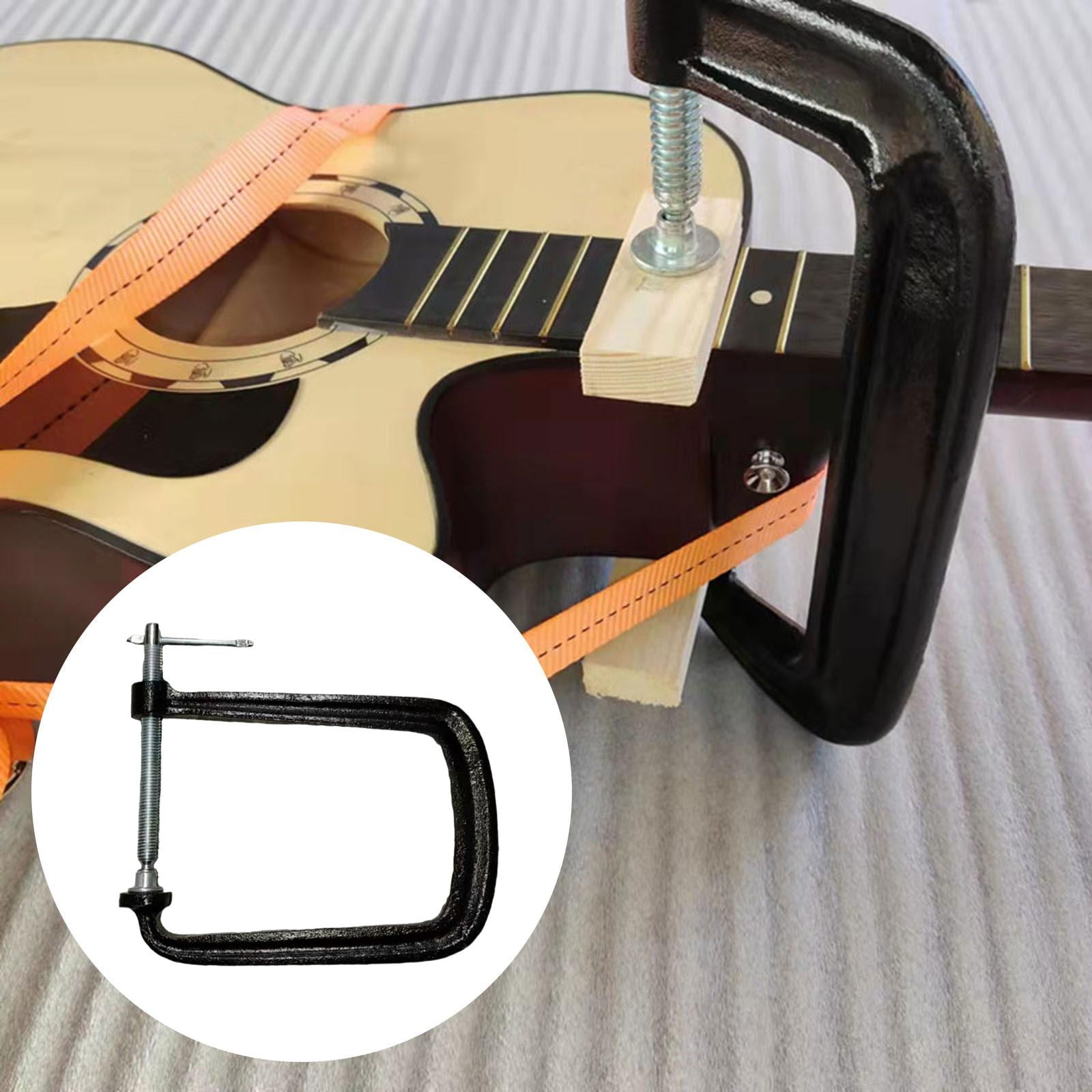 yotijay Folk Acoustic Guitar Bridge Clamp Luthier Tool Accessory Bridges Repair Tool without accessories